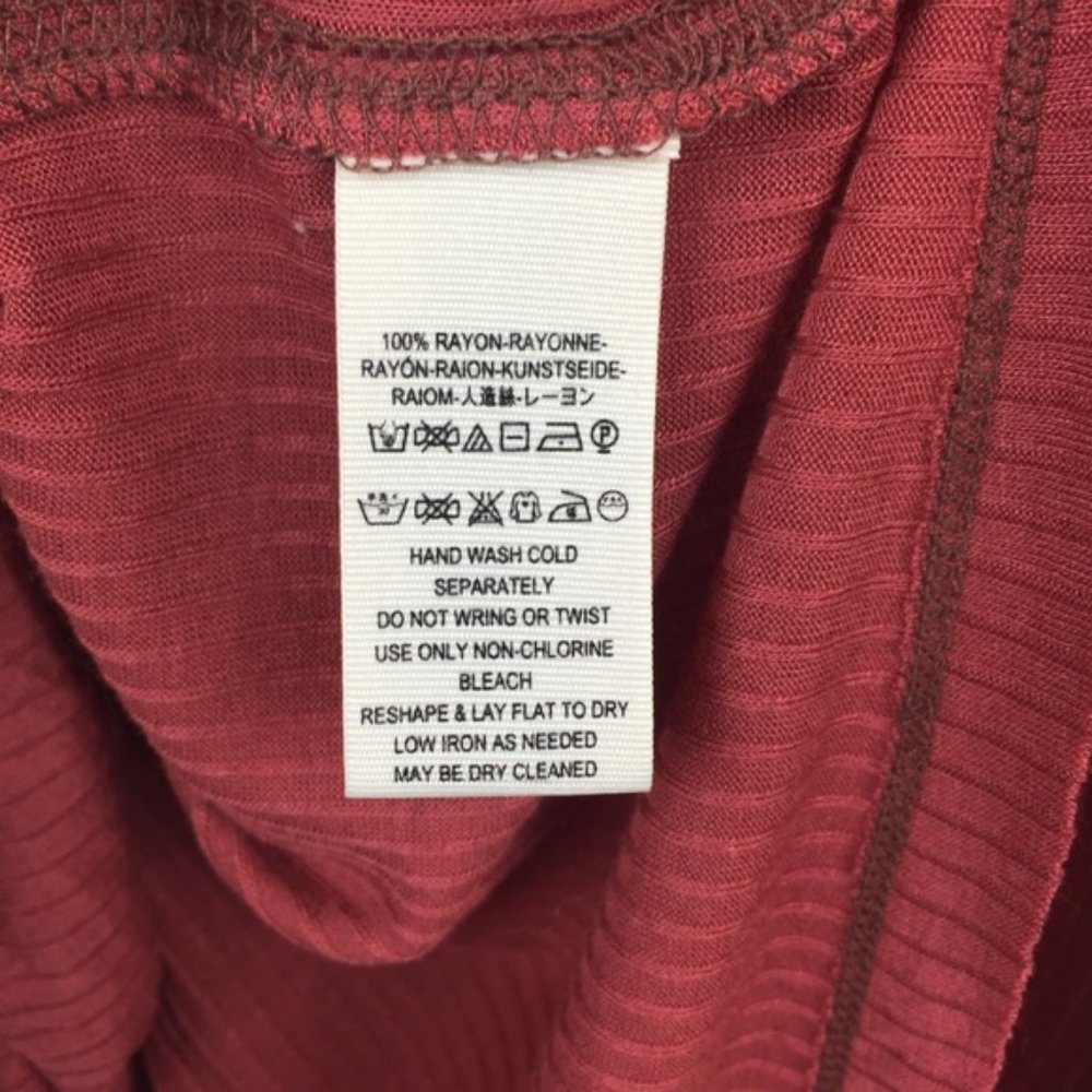 Free People - Bulls Eye Rust Ribbed Tank - Medium - Picture 2 of 5